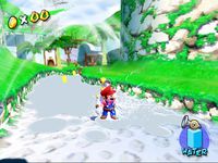 une photo d'Ã©cran de Super Mario Sunshine sur Nintendo Gamecube